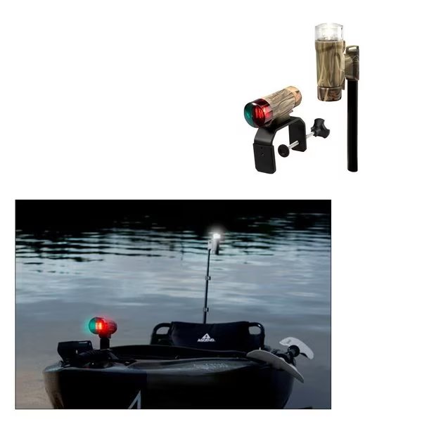 Attwood PaddleSport Portable Navigation Light Kit - C-Clamp, Screw Dow, Attwood Marine, Mfr#: 14195-7